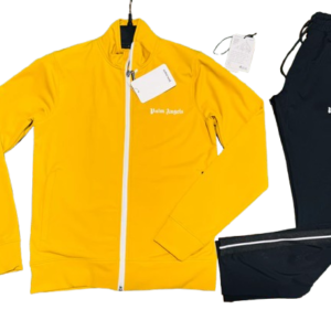 Palm Angels Logo Yellow-black Tuta
