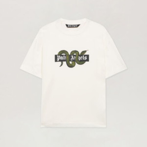 Palm Angels Logo Snake Cream Maglia
