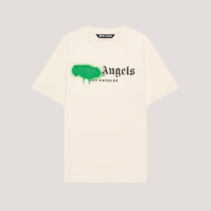 Palm Angels Logo Cream Spray Maglia