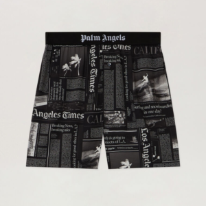 Palm Angels Logo PaxLa Times Pantaloncini