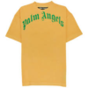 Palm Angels Logo Merch Yellow Maglia